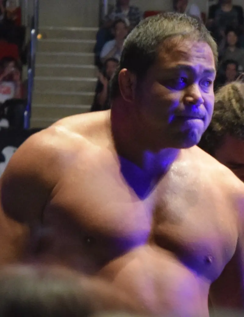 Manabu Nakanishi at ringside